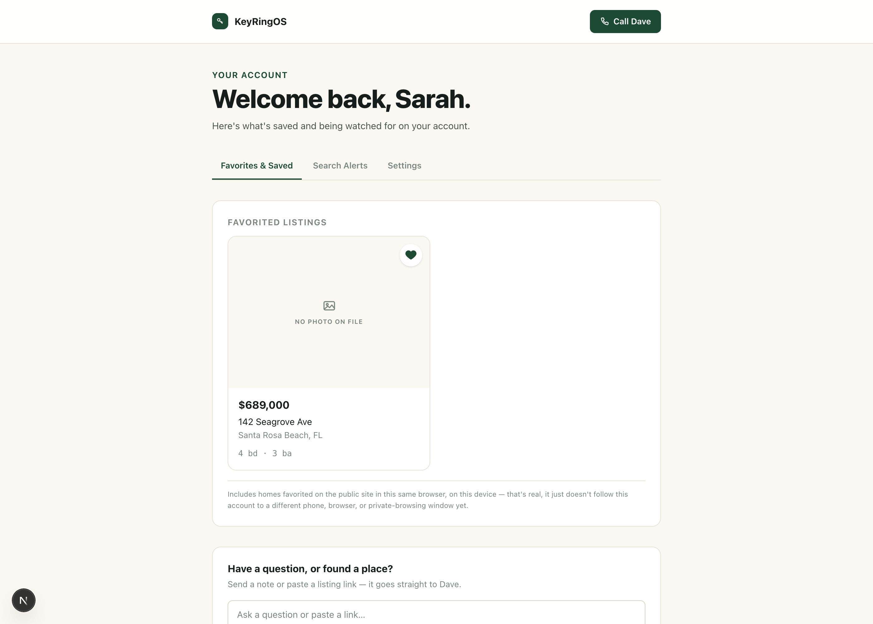 The client portal